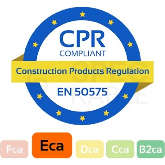 Kabel sterowniczy LIYCY 2x0,75mm2 szary 300/500V ekranowany linka Alantec