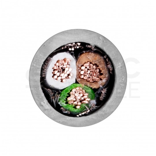 Kabel sterowniczy LIYCY 3x0,75mm2 szary 300/300V ekranowany olejoodporny linka Helukabel