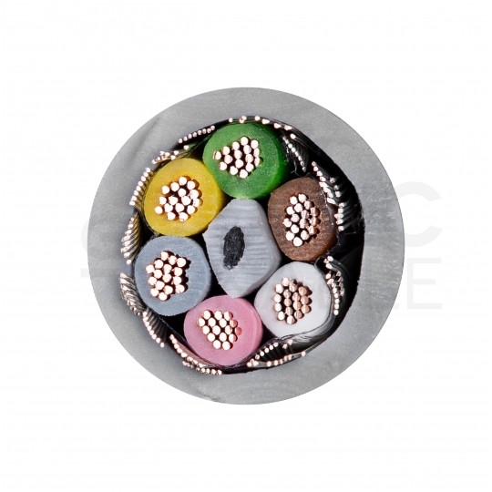 Kabel sterowniczy LIYCY 6x0,5mm2 szary 300/300V ekranowany olejoodporny linka Helukabel