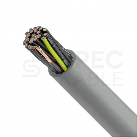 Kabel sterowniczy OPVC-JZ 20x1mm2 szary 300/500V numerowany olejoodporny linka TKD