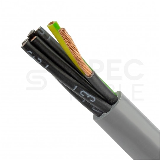 Kabel sterowniczy OPVC-JZ 7x1,5mm2 szary 300/500V numerowany olejoodporny linka TKD