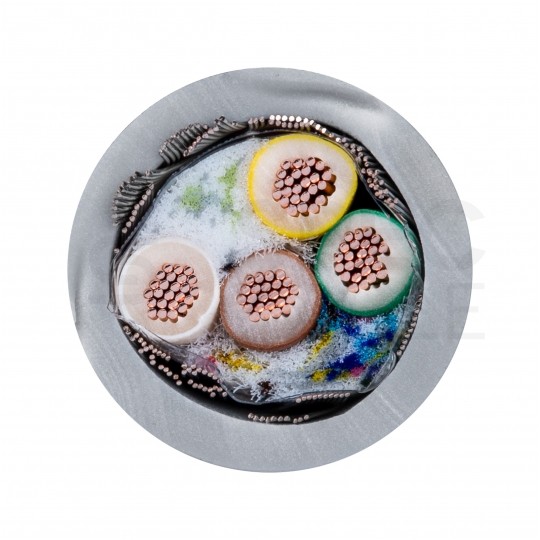 Kabel sterowniczy parowany BiT LIYCY-P 2x2x0,5mm2 szary 300/300V ekranowany olejoodporny linka Bitner