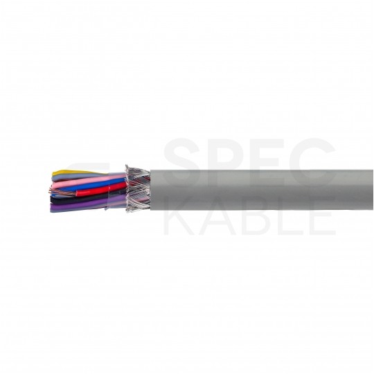 Kabel sterowniczy TECHNOTRONIK LIYCY 25x0,25mm2 szary 300/300V ekranowany olejoodporny linka Technokabel