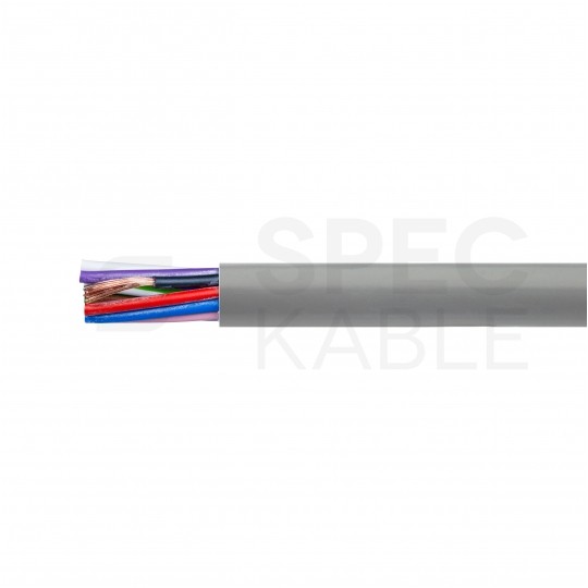 Kabel sterowniczy TECHNOTRONIK LIYY 14x0,5mm2 szary 300/300V olejoodporny linka Technokabel