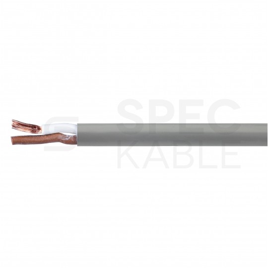 Kabel sterowniczy TECHNOTRONIK LIYY 2x0,34mm2 szary 300/300V olejoodporny linka Technokabel