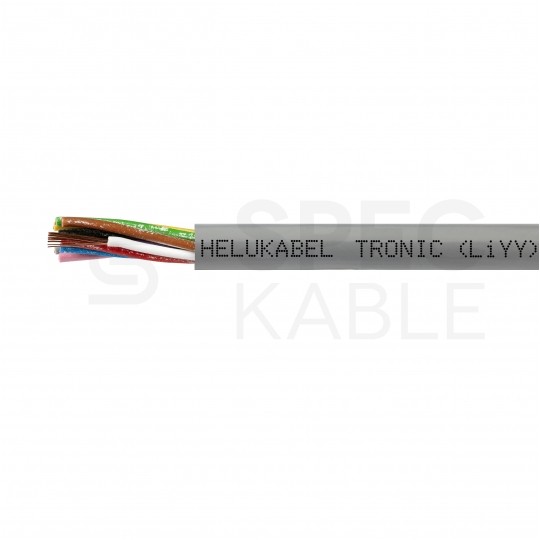 Kabel sterowniczy TRONIC LIYY 10x0,5mm2 szary 500V olejoodporny linka Helukabel