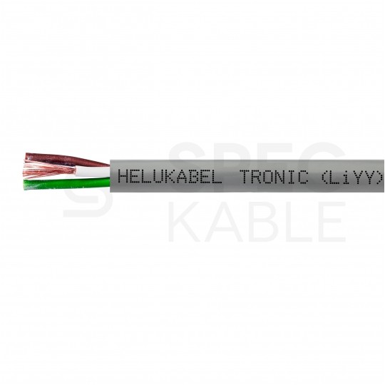 Kabel sterowniczy TRONIC LIYY 3x1mm2 szary 500V olejoodporny linka Helukabel
