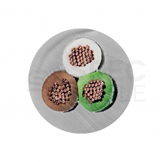 Kabel sterowniczy TRONIC LIYY 3x1mm2 szary 500V olejoodporny linka Helukabel