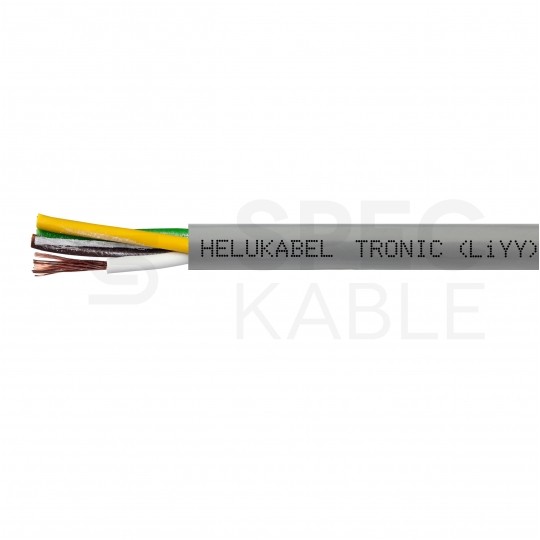 Kabel sterowniczy TRONIC LIYY 4x0,34mm2 szary 500V olejoodporny linka Helukabel