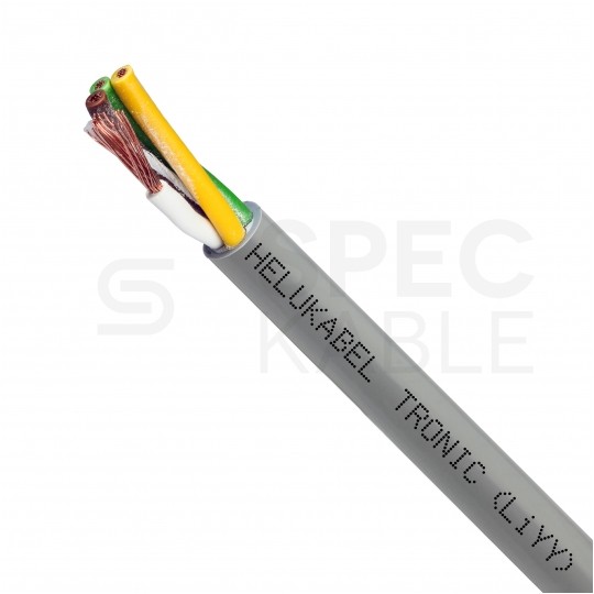 Kabel sterowniczy TRONIC LIYY 4x0,75mm2 szary 500V olejoodporny linka Helukabel