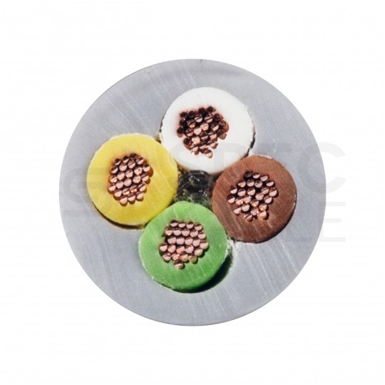 Kabel sterowniczy TRONIC LIYY 4x0,75mm2 szary 500V olejoodporny linka Helukabel