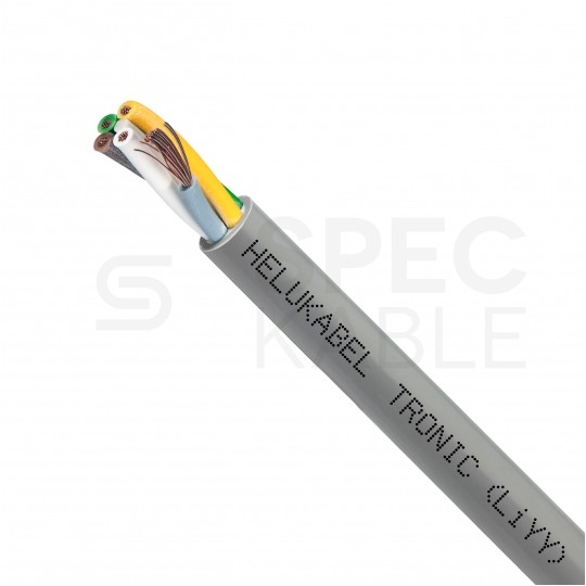 Kabel sterowniczy TRONIC LIYY 5x0,25mm2 szary 500V olejoodporny linka Helukabel