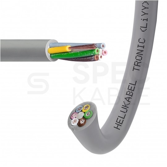 Kabel sterowniczy TRONIC LIYY 6x0,25mm2 szary 500V olejoodporny linka Helukabel