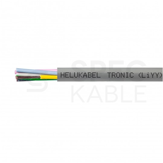 Kabel sterowniczy TRONIC LIYY 6x0,5mm2 szary 500V olejoodporny linka Helukabel