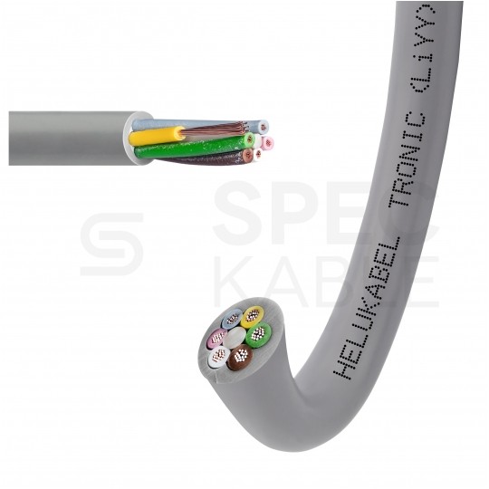 Kabel sterowniczy TRONIC LIYY 6x0,5mm2 szary 500V olejoodporny linka Helukabel