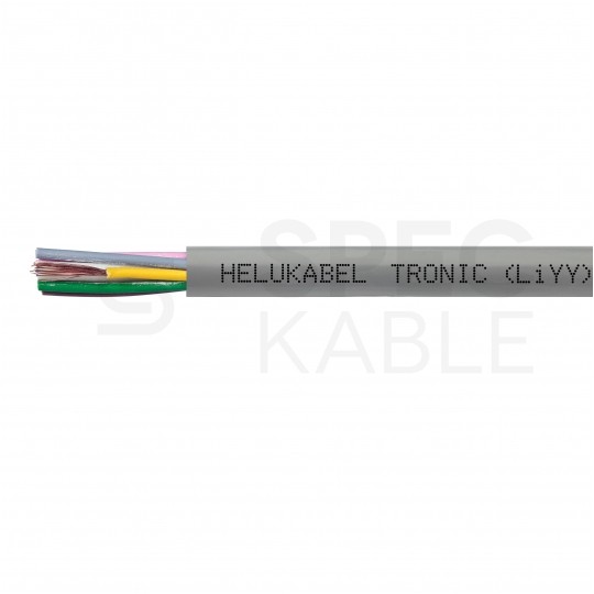 Kabel sterowniczy TRONIC LIYY 8x0,5mm2 szary 500V olejoodporny linka Helukabel
