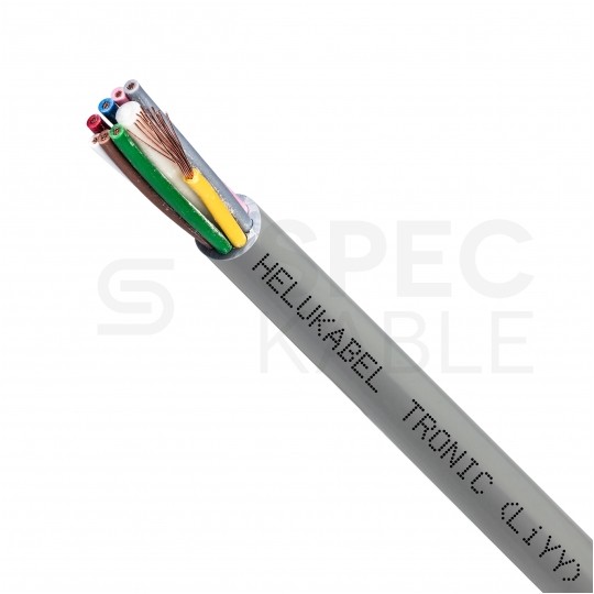 Kabel sterowniczy TRONIC LIYY 8x0,75mm2 szary 500V olejoodporny linka Helukabel