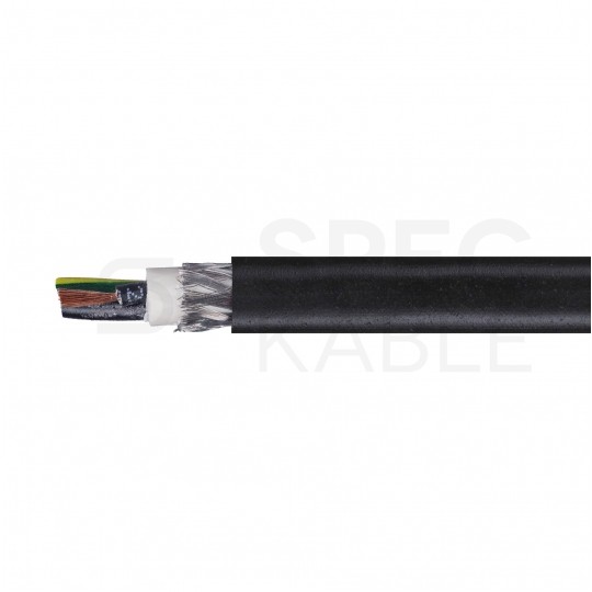 Kabel sterowniczy ziemny BiT 1000 CY FR 3x0,75mm2 czarny 0,6/1kV ekranowany zasilający numerowany olejoodporny linka Bitner