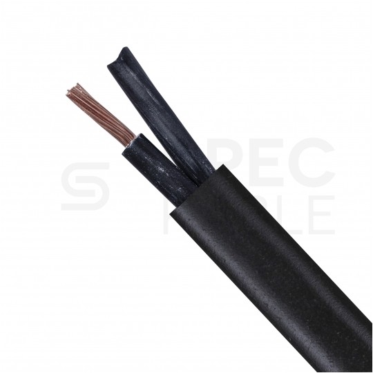 Kabel sterowniczy ziemny BiT 1000 H 2x2,5mm2 czarny 0,6/1kV zasilający numerowany bezhalogenowy Cca linka Bitner