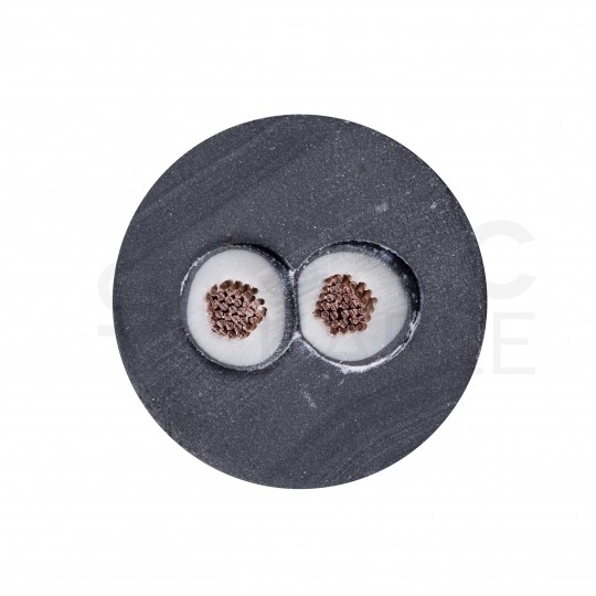 Kabel sterowniczy ziemny BiT 500 Black FR 2x0,75mm2 czarny 300/500V zasilający numerowany olejoodporny linka Bitner