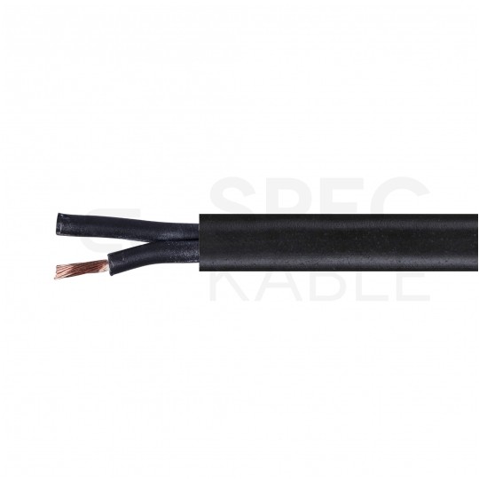 Kabel sterowniczy ziemny BiT 500 Black FR 2x0,75mm2 czarny 300/500V zasilający numerowany olejoodporny linka Bitner