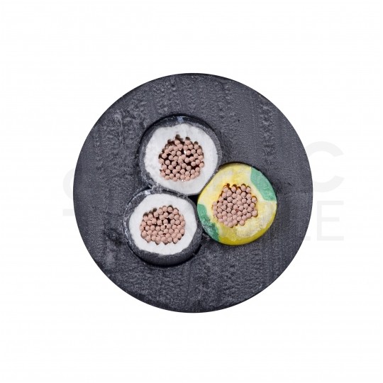 Kabel sterowniczy ziemny BiT 500 Black FR 3x1mm2 czarny 300/500V zasilający numerowany olejoodporny linka Bitner