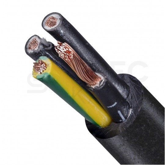 Kabel sterowniczy ziemny BiT 500 Black FR 4x2,5mm2 czarny 300/500V zasilający numerowany olejoodporny linka Bitner