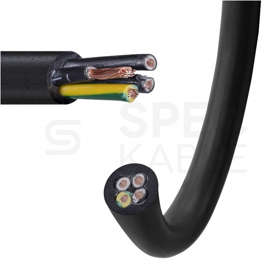 Kabel sterowniczy ziemny BiT 500 Black FR 4x2,5mm2 czarny 300/500V zasilający numerowany olejoodporny linka Bitner