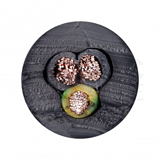 Kabel sterowniczy ziemny DPCFlex 500 FR BK 3x2,5mm2 czarny 300/500V zasilający numerowany olejoodporny linka Drutplast