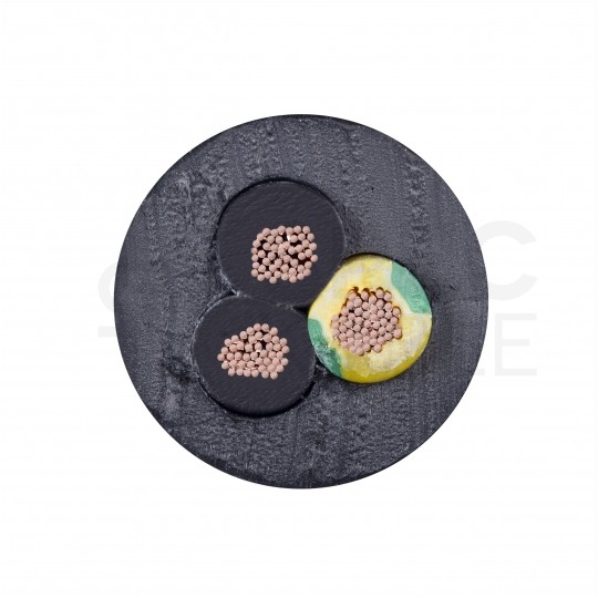 Kabel sterowniczy ziemny POWER 1000-YFR 3x1,5mm2 czarny 0,6/1kV zasilający numerowany olejoodporny linka Helukabel