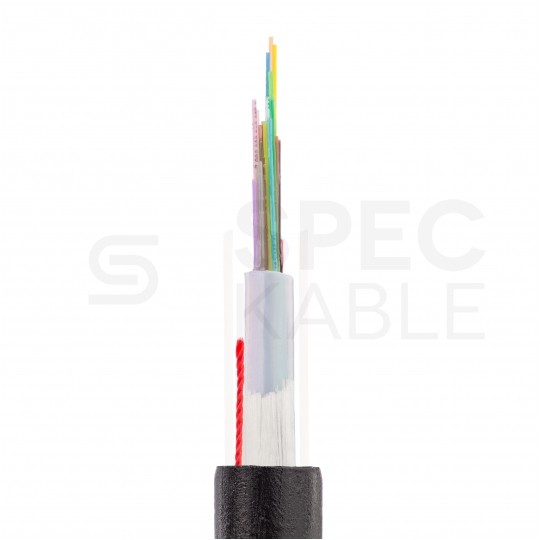 Kabel światłowodowy 24 włókien SM 9/125 U­DQ(ZN)BH uniwersalny UniTube ZTT