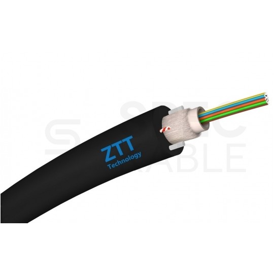 Kabel światłowodowy DAC 2 włókna SM 9/125 G.657.A1 zewnętrzny ziemny czarny ZTT