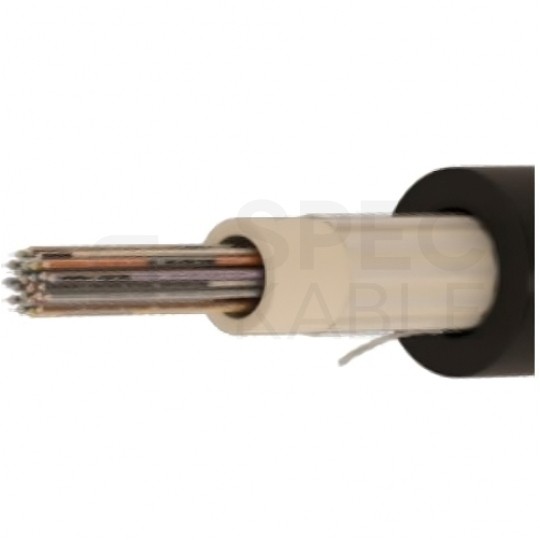 Kabel światłowodowy U­DQ(ZN)BH 8 włókien MM 50/125 OM2 uniwersalny Dca bezhalogenowy LSOH czarny C&C