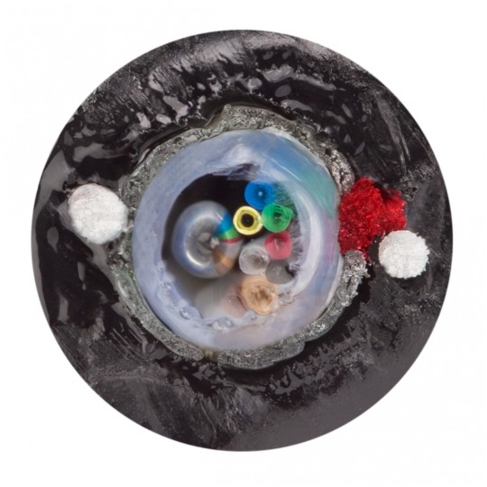 Kabel światłowodowy U­DQ(ZN)BH 8 włókien SM 9/125 G.652.D uniwersalny czarny ZTT