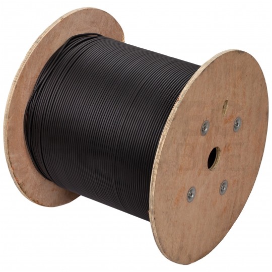 Kabel światłowodowy U­DQ(ZN)BH 8 włókien SM 9/125 G.652.D uniwersalny czarny ZTT