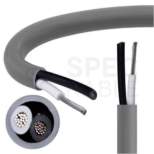 Kabel sygnałowy BL-8471 1x2x1,23mm2 do sieci operacyjnej LonWorks szary 300V nieekranowany linka Belden