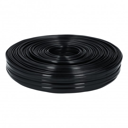 Kabel telefoniczny płaski YTLYp 4x0,12mm2 Cu czarny 150V linka Atel