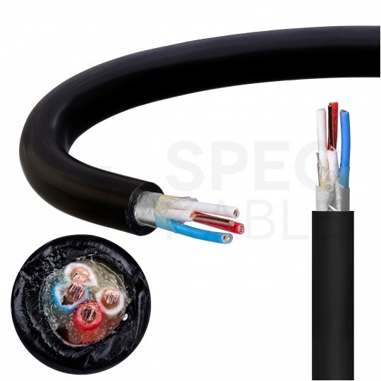 Kabel telekomunikacyjny miejscowy XzTKMXpw 2x2x0,8mm czarny parowany ziemny żelowany drut Bitner