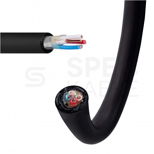 Kabel telekomunikacyjny miejscowy XzTKMXpw 2x2x0,8mm czarny parowany ziemny żelowany drut Bitner