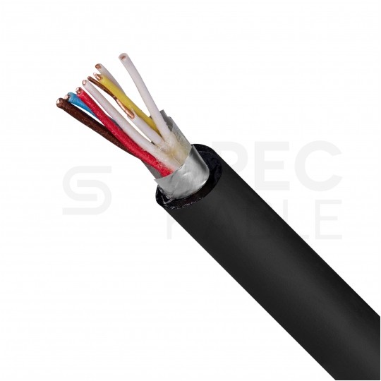 Kabel telekomunikacyjny miejscowy XzTKMXpw 4x2x0,5mm czarny parowany ziemny żelowany drut Bitner