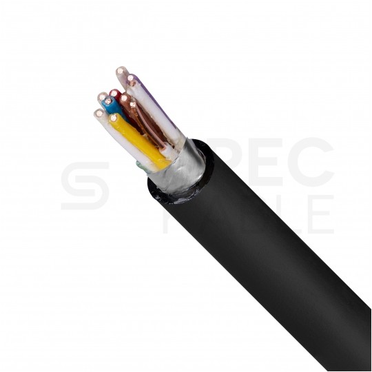 Kabel telekomunikacyjny miejscowy XzTKMXpw 5x2x0,5mm czarny parowany ziemny żelowany drut Bitner