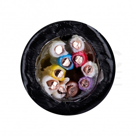 Kabel telekomunikacyjny miejscowy XzTKMXpw 5x2x0,8mm czarny parowany ziemny żelowany drut Bitner