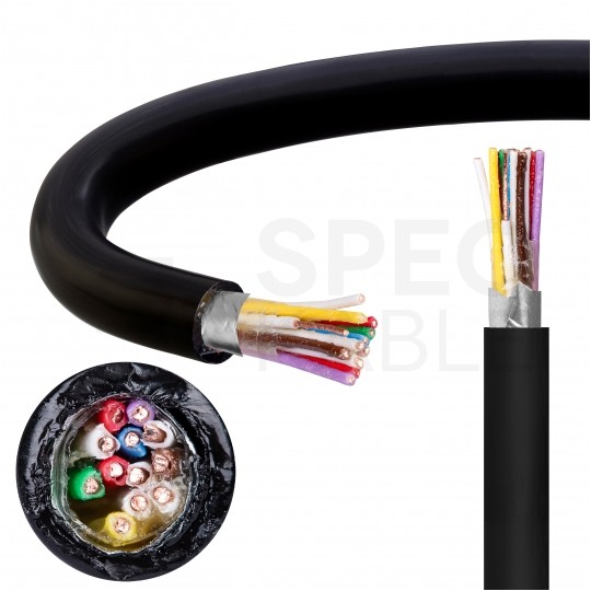 Kabel telekomunikacyjny miejscowy XzTKMXpw 6x2x0,5mm czarny parowany ziemny żelowany drut Bitner