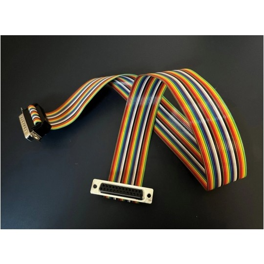 Kabel telekomunikacyjny wstążkowy TLWY 6x0,12mm2 kolorowy 150V montażowy linka Technokabel