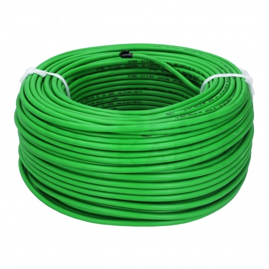 Kabel transmisyjny BiT E-BUS 2x2x0,8mm do magistrali instalacyjnej EIB KNX zielony 150V ekranowany drut Bitner