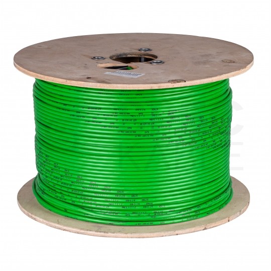 Kabel transmisyjny BiT E-BUS 2x2x0,8mm do magistrali instalacyjnej EIB KNX zielony 150V ekranowany drut Bitner