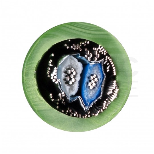 Kabel transmisyjny BiTsensor PE(St)CH 1x2x0,22mm2 do magistrali szeregowej RS485 zielony 300V ekranowany bezhalogenowy B2ca linka Bitner