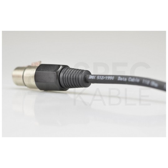Kabel transmisyjny BiTsound DMX 1x2x0,25mm2 110ohm Cu OFC zewnętrzny ekranowany EMC czarny Bitner