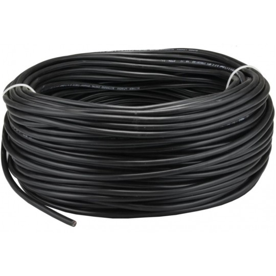Kabel transmisyjny BiTsound DMX 1x2x0,25mm2 110ohm Cu OFC zewnętrzny ekranowany EMC czarny Bitner