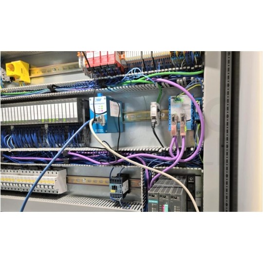 Kabel transmisyjny BUS O2YS(St)CY 1x2x0,64mm do magistrali przemysłowej Profibus DP fioletowy 100V ekranowany drut Technokabel